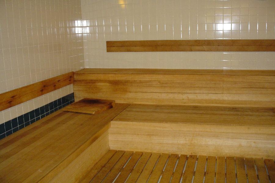 Amerec Ceramic Tile and Wood Sauna