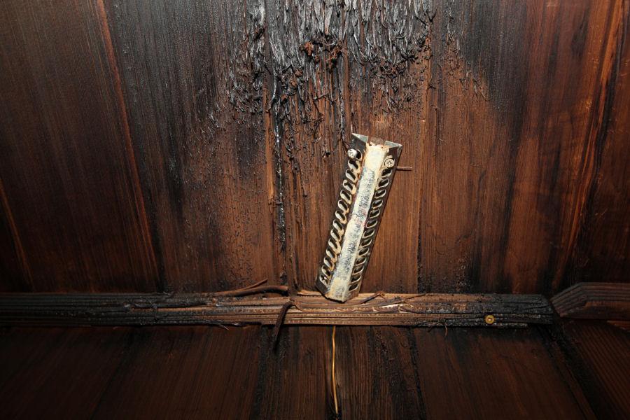 Charred Sauna Cedar Wood