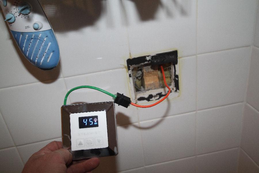 Install of a Steamist SMC 150 Control