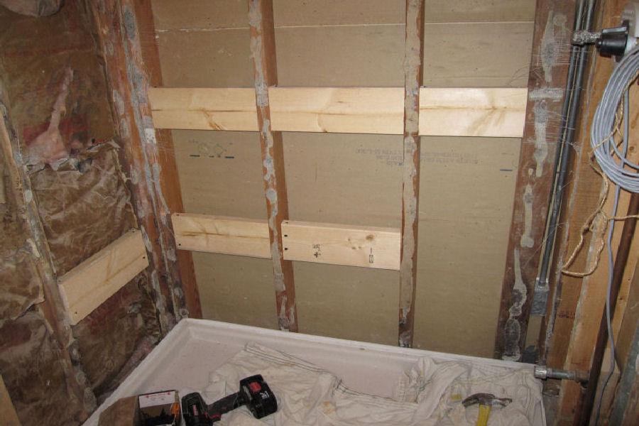 Mr Steam Rough-in for Handicap Grab Bar and a Bench MS65