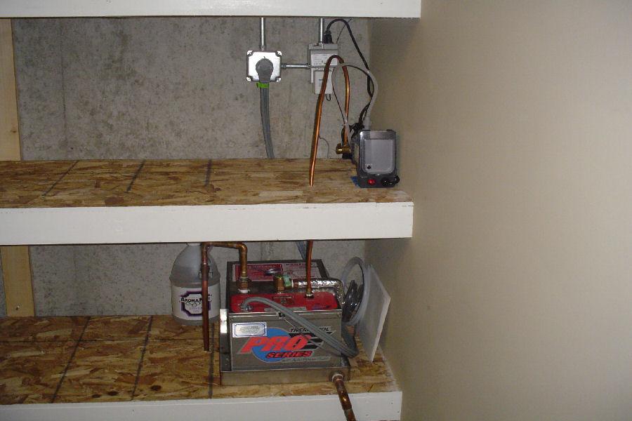 Steam Generator Installed with AI 5 Aromamist Pump