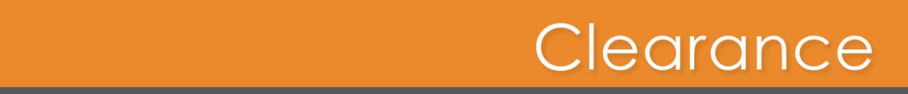 Clearance Items