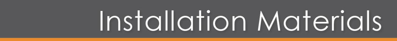 Home Steam Shower Installation Materials