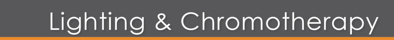 Home Steam Shower Lights and Chromotherapy Lighting